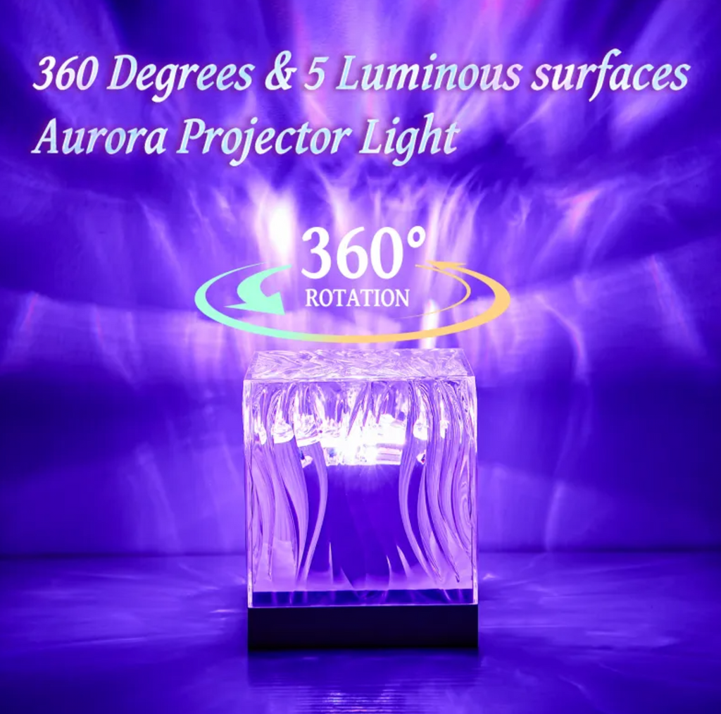 Northern Lights Ripple Projection Lamp