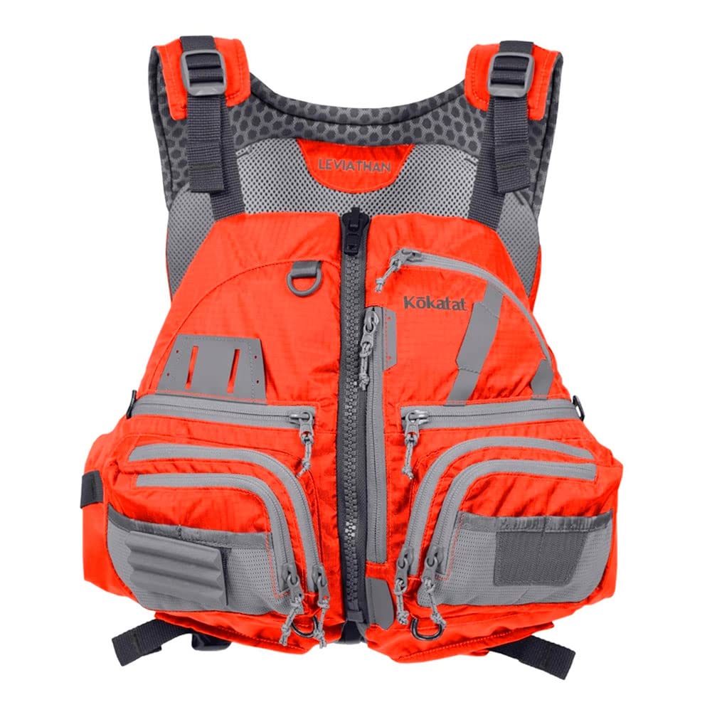 Kokatat Leviathan Fishing Kayak Lifejacket-Orange-M/L