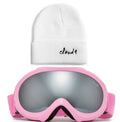 Kids Boys Girls Snow Goggles Anti-Fog Dual Lens UV400 Snowboarding Pink