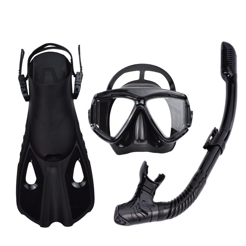 Adult Snorkeling Set with Dry Snorkel and Fins