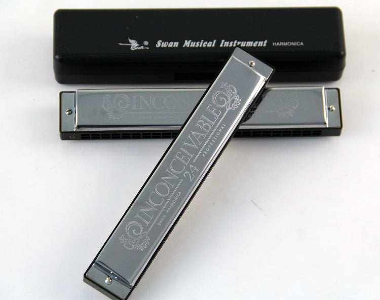 SW24-4 C Key 24-Hole Harmonica for Beginners