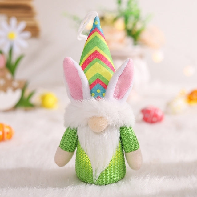 Easter Decoration with Lights and Creative Arrangements