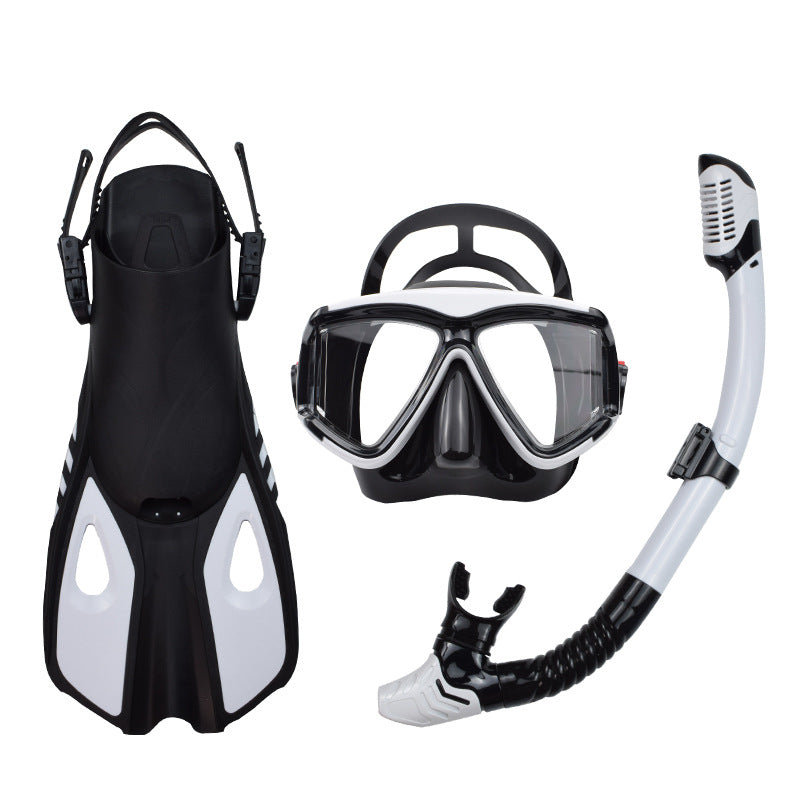Adult Snorkeling Set with Dry Snorkel and Fins
