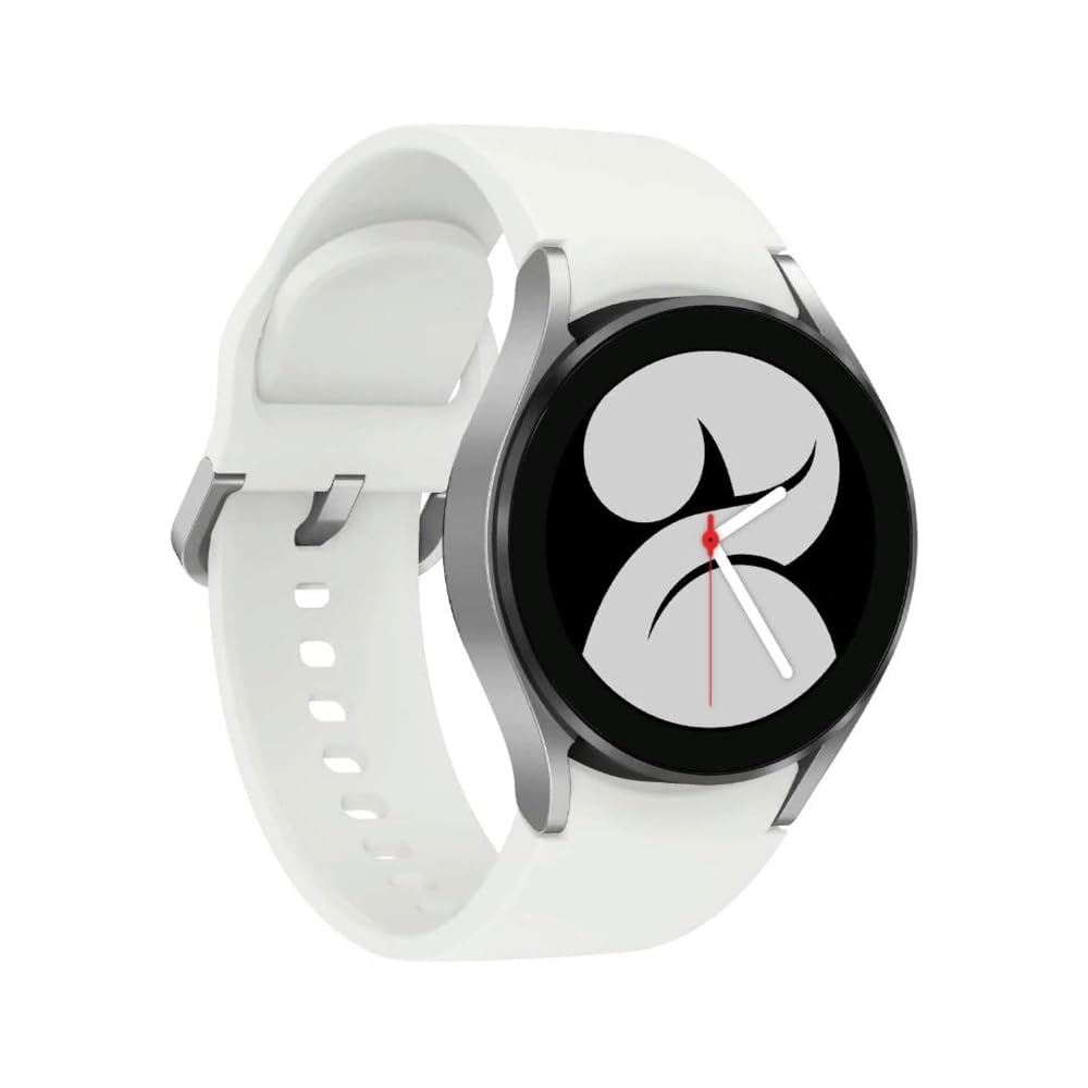 SAMSUNG Electronics Galaxy Watch 4 40mm Smartwatch with ECG Monitor Tracker for Health Fitness Running Sleep Cycles GPS Fall Detection Bluetooth US Version Silver (Renewed)