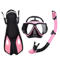 Adult Snorkeling Set with Dry Snorkel and Fins