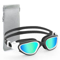 Kimasha Swim Goggles Polarized Swimming Goggles Swimming Goggles for Men Women AdultsAnti Fog/UV Protection (Polarized + Mirror Gold)