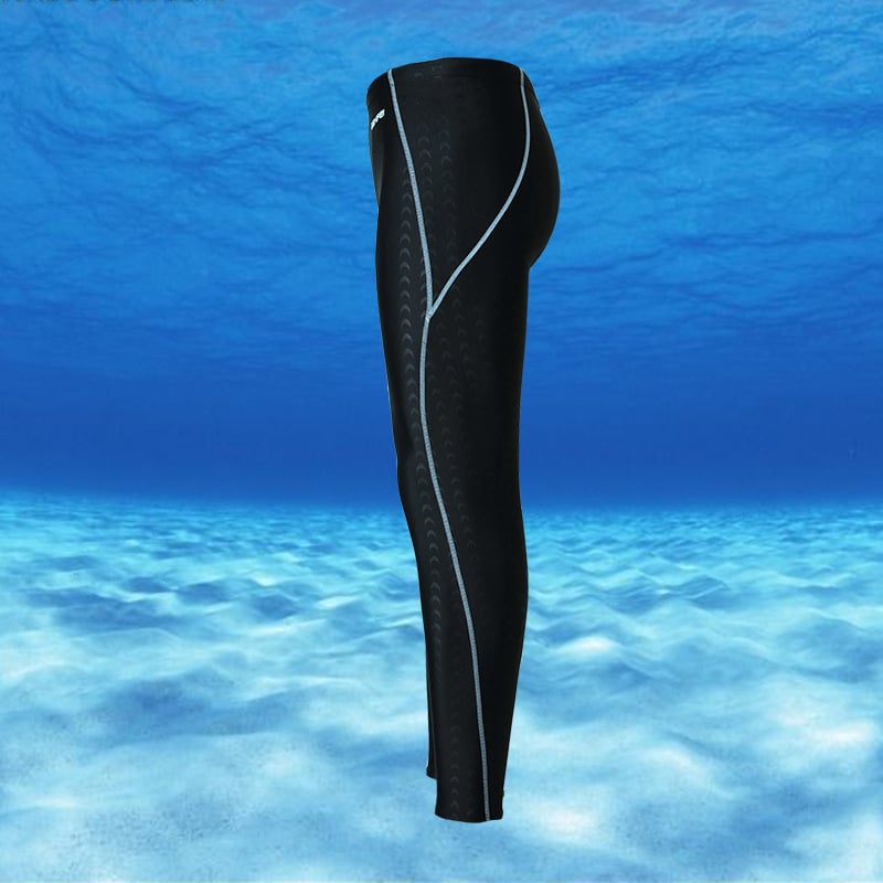 Sunproof Shark Skin Men's Long Leg Swimming Trunks