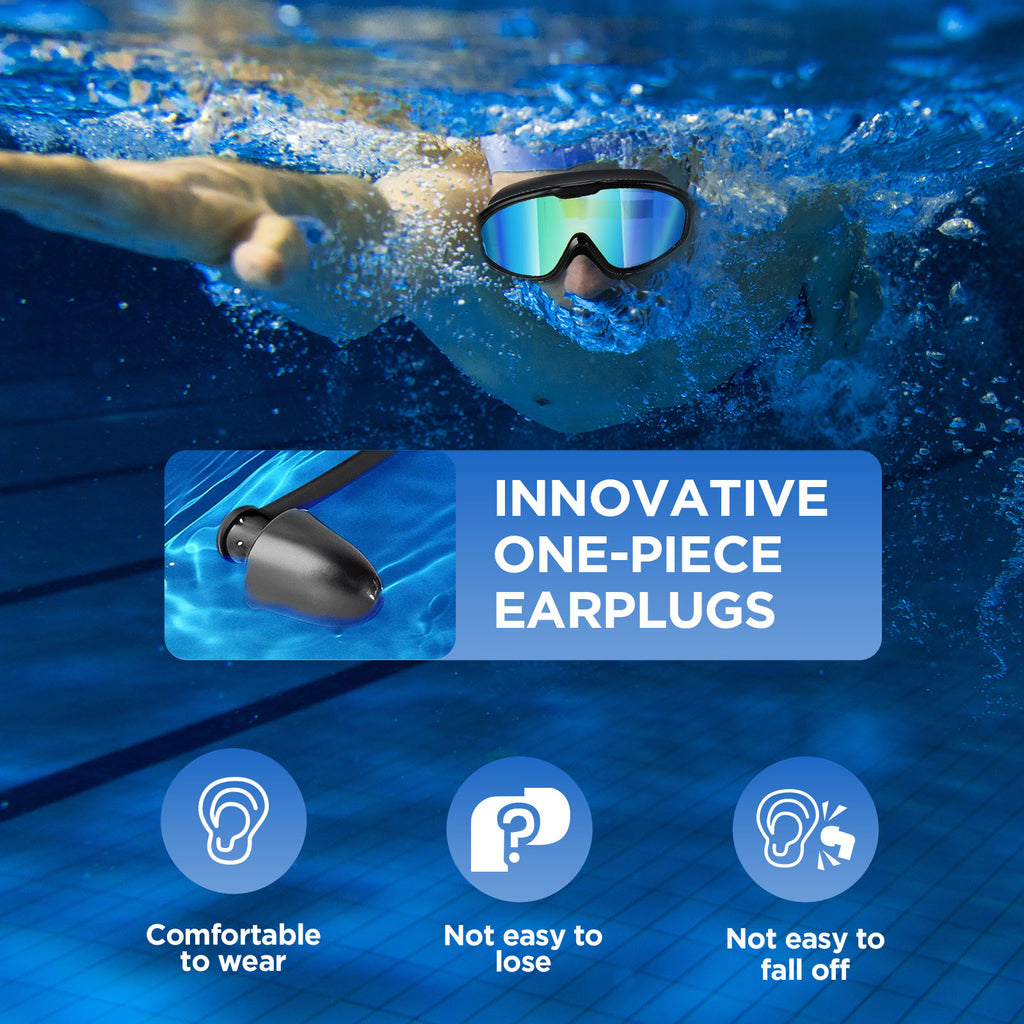 2-Pack Swimming Goggles Set