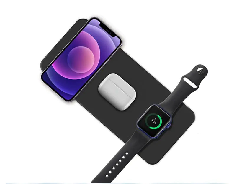 15W Fast Wireless Charger for Apple Phones (3-in-1)