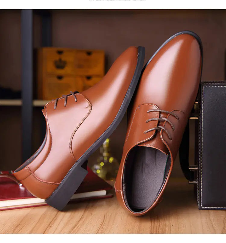 Pointed Formal Leather Shoes for Daily Wear