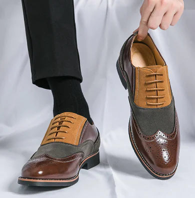 Color Matching Business Shoes for Men Size 38-48