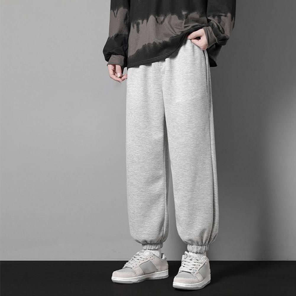Men's Casual Loose Ice Silk 3/4 Pants for Spring/Summer