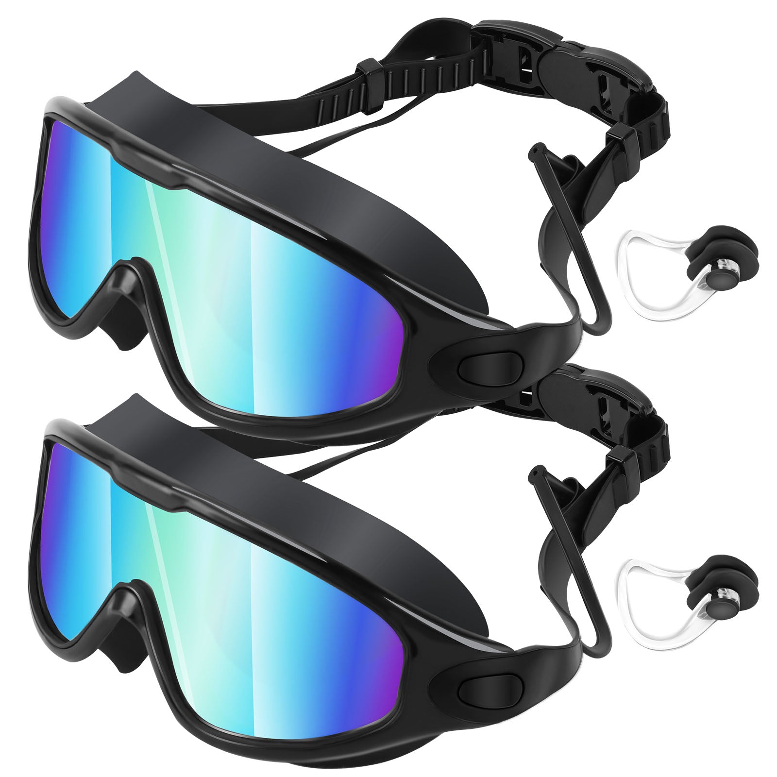 2-Pack Swimming Goggles Set