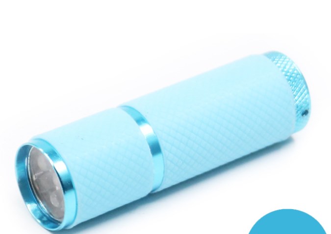 Luminous UV Flashlight with 9 LED Lights for Detection