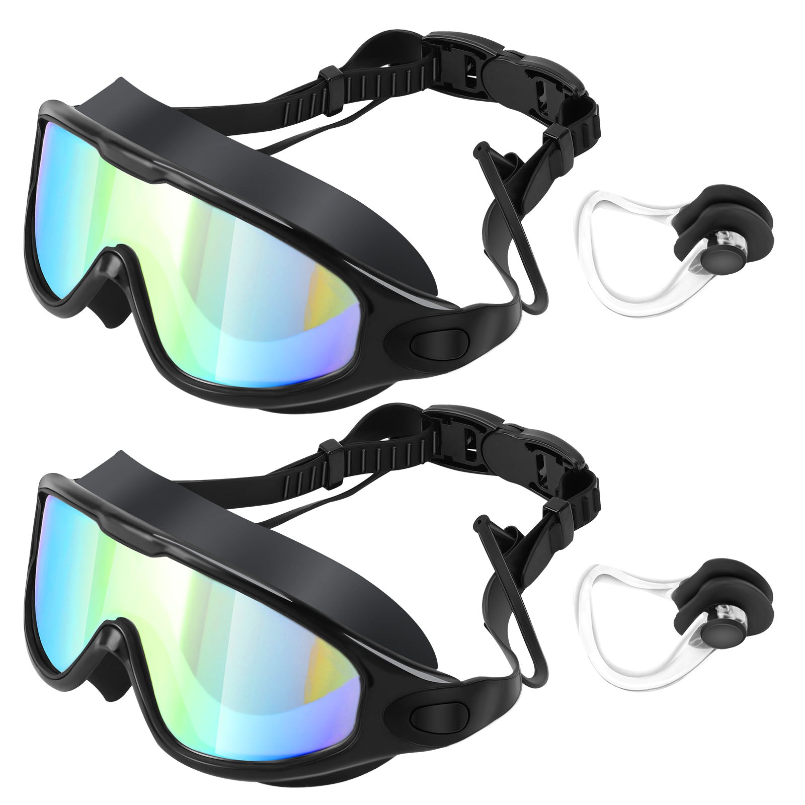 2-Pack Swimming Goggles Set