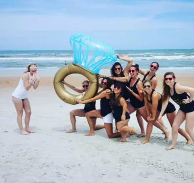 Diamond Ring Inflatable Pool Float for Travel Photography