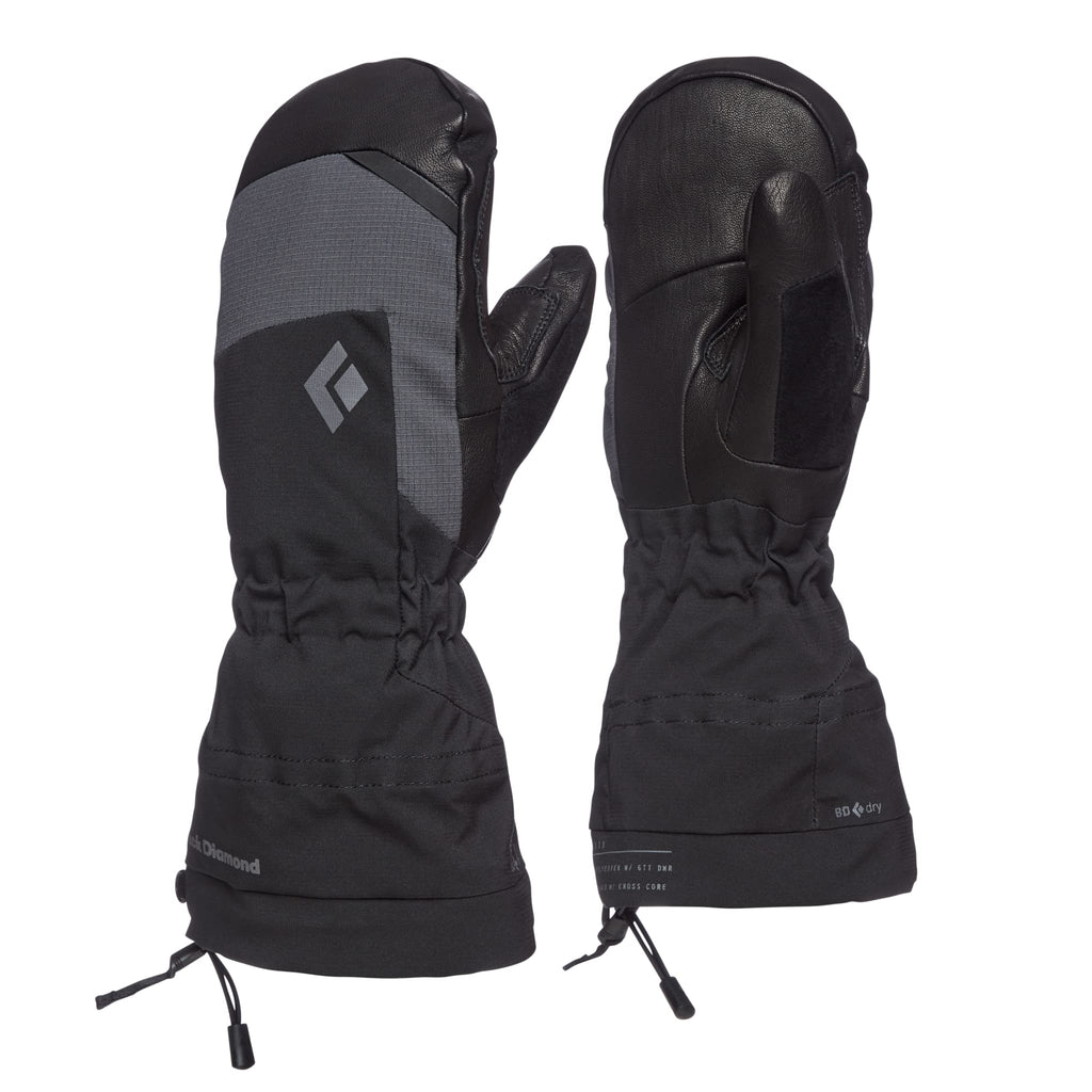 Black Diamond Mens Mercury Mitts Waterproof Cold Weather Snow Mittens for Skiing Mountaineering Snowboarding Black Small