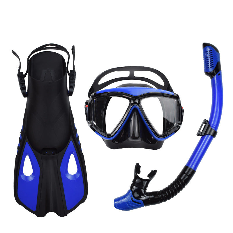 Adult Snorkeling Set with Dry Snorkel and Fins