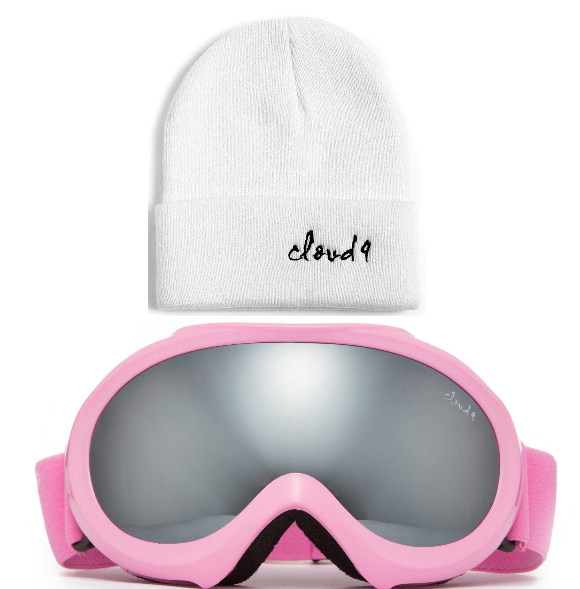 Kids Boys Girls Snow Goggles Anti-Fog Dual Lens UV400 Snowboarding Pink