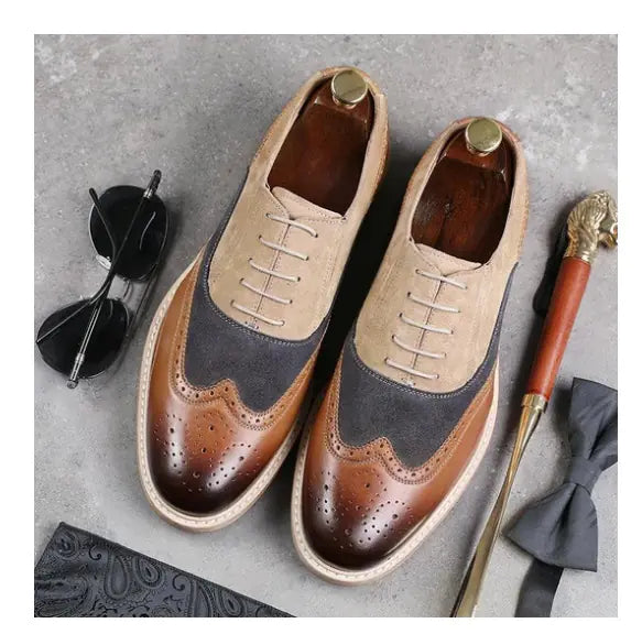 Color Matching Business Shoes for Men Size 38-48